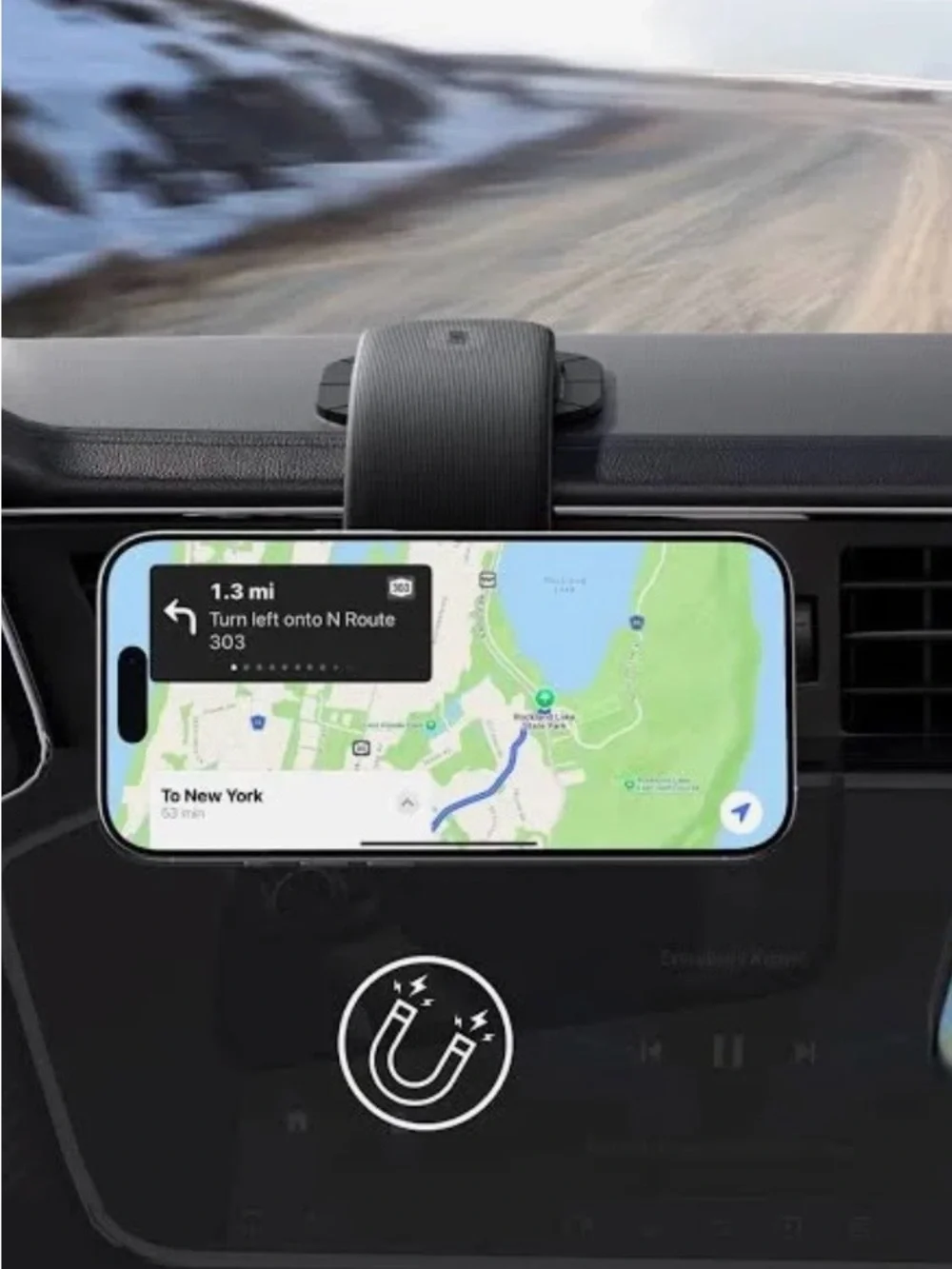 Anker 360° Adjustable Magnetic Car Mount - Black